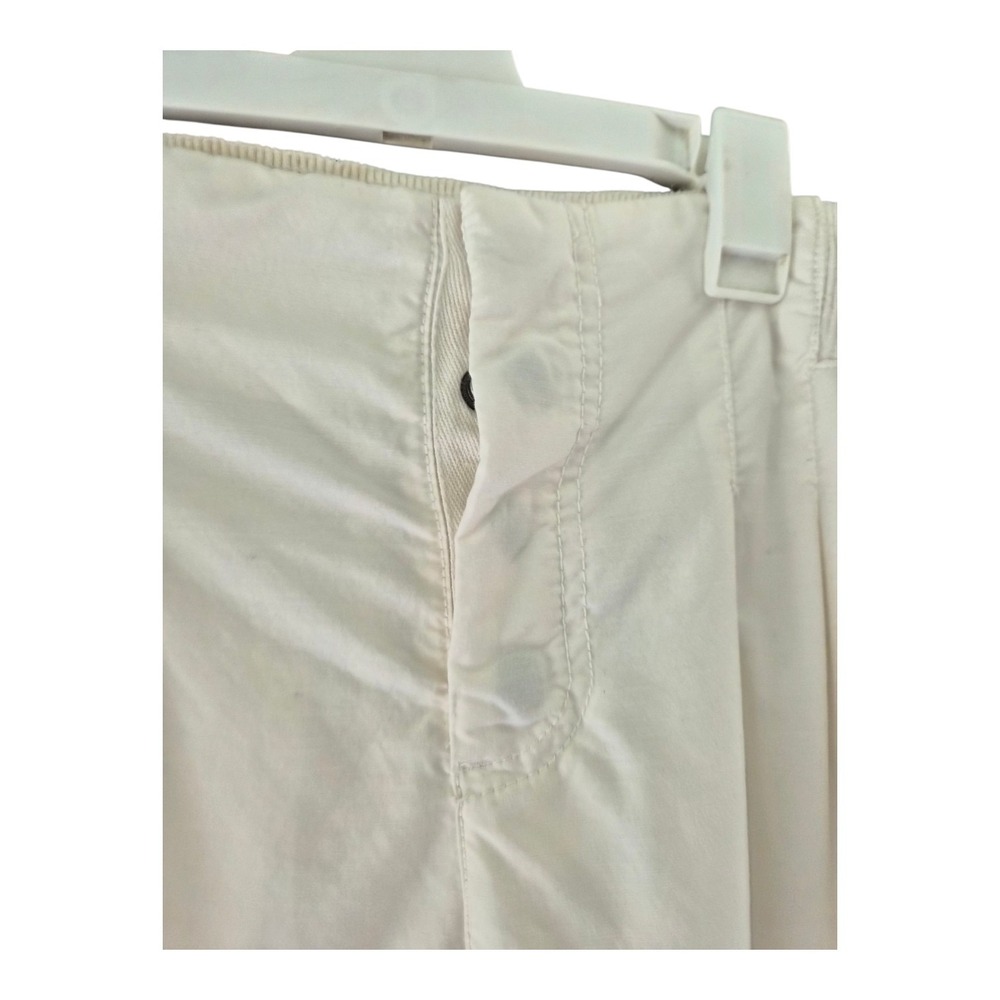 Free People Mesmerize Me Solid Cargo Pants White Cotton Blend Balloon Leg XS - Picture 4 of 7